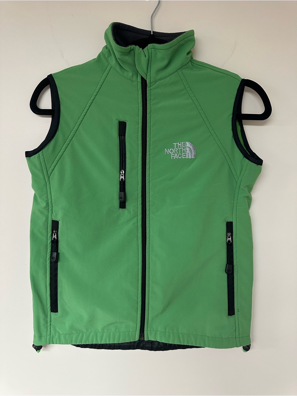 The North Face Apple Green Softshell Vest